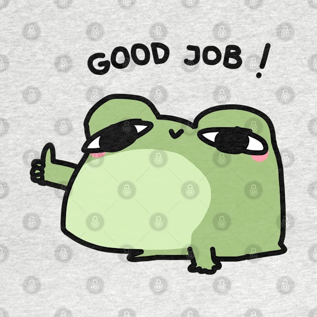 Good job frog by Nikamii